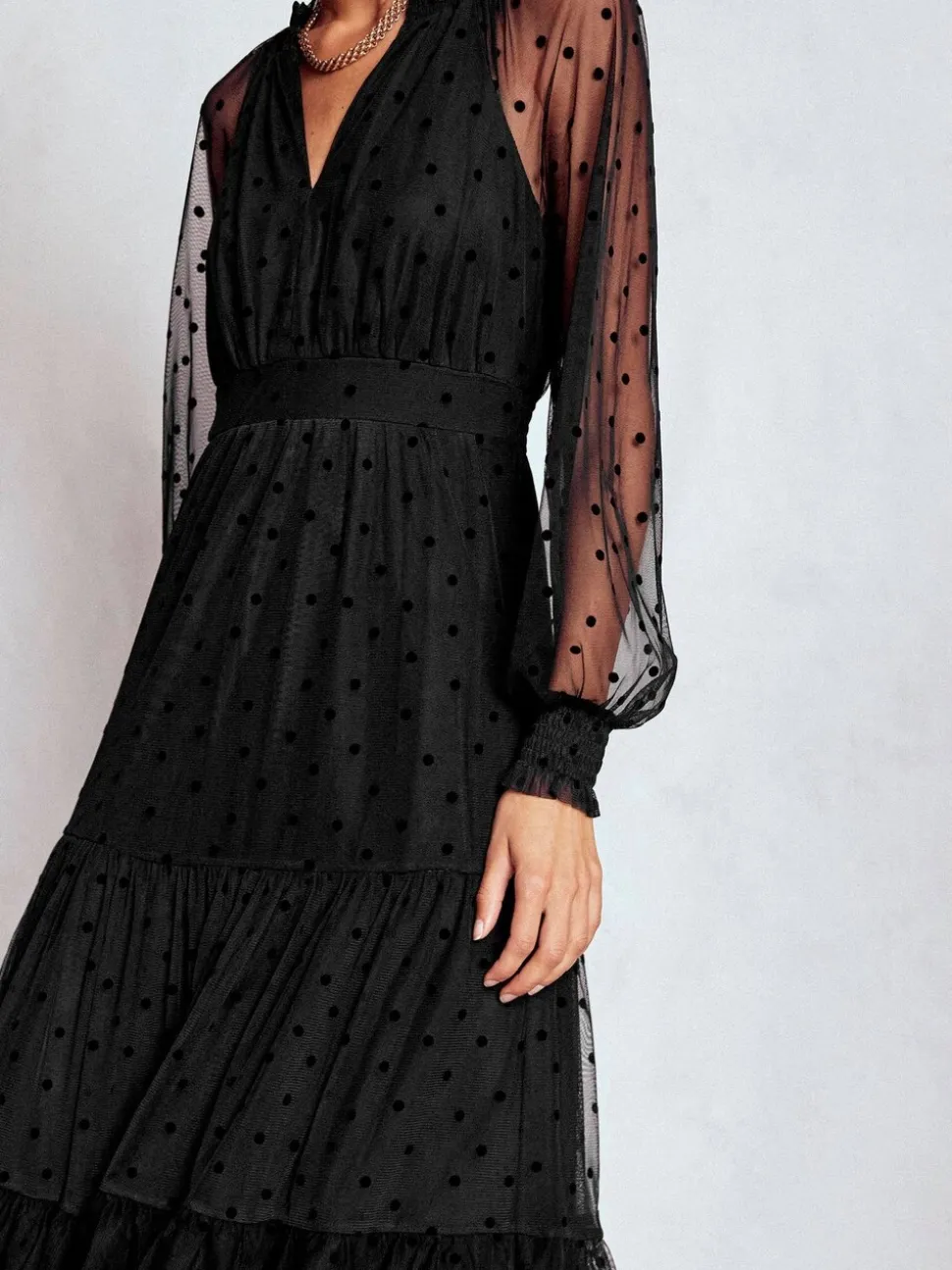 Zwart - Boden Lucille Tulle Midi Dress