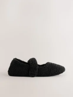 Zwart - Borg Ballet Slippers