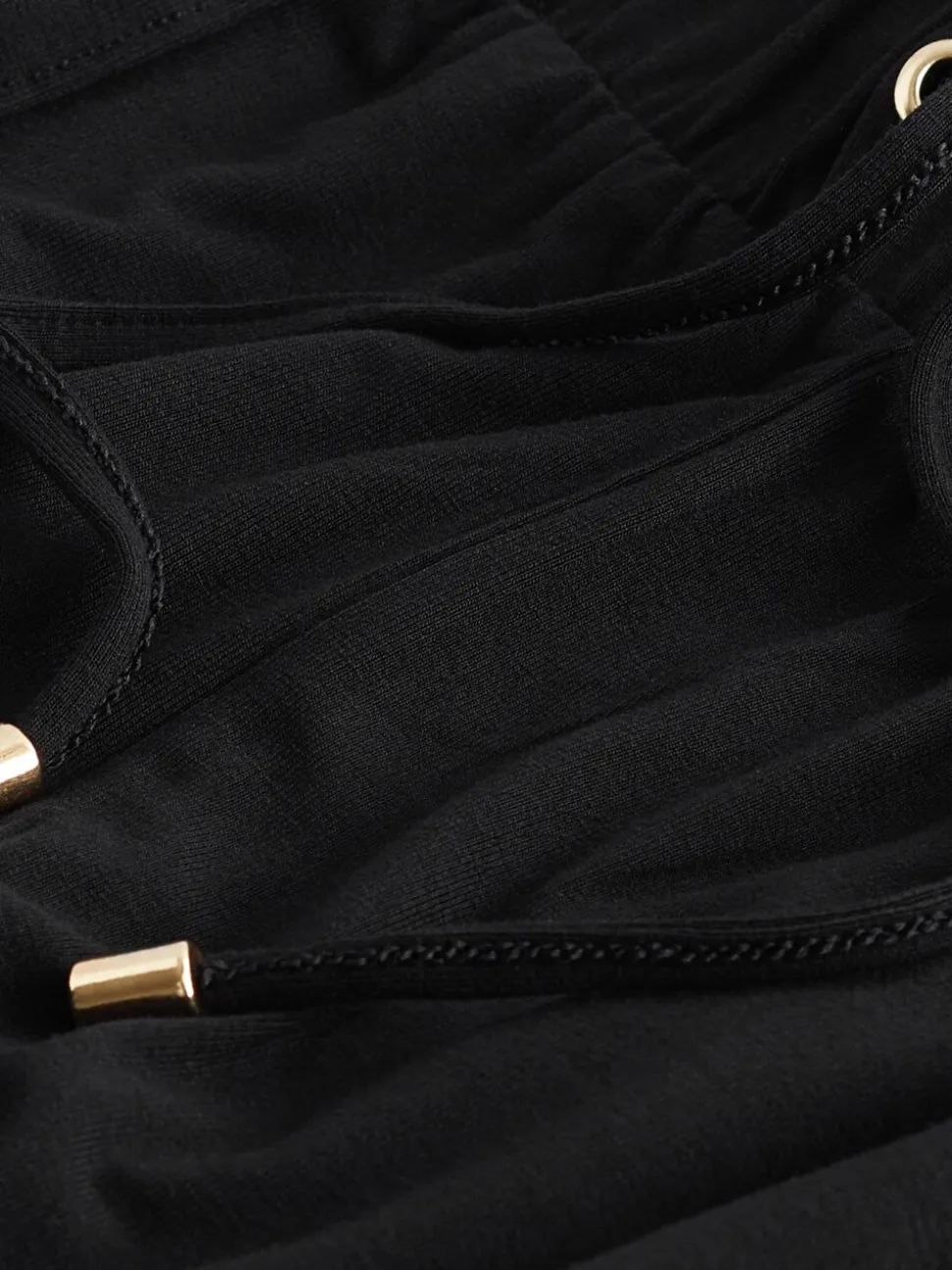 Zwart - Cargo jersey joggingbroek