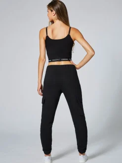 Zwart - Cargojoggingbroek voor dames