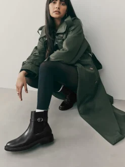 Zwart - Chelsea Boots met gesp