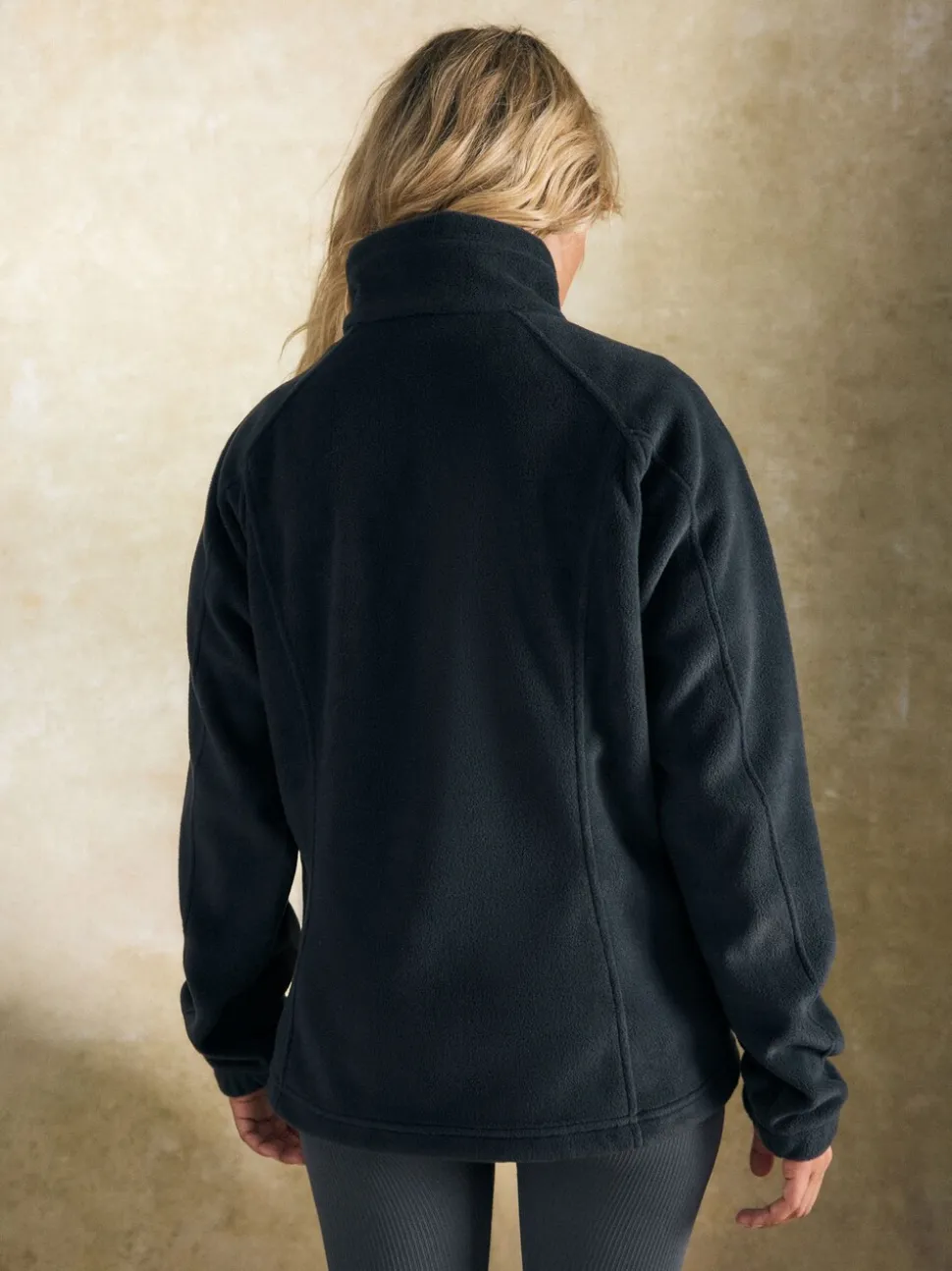 Zwart - Columbia Benton Springs pullover-fleece met halve drukknoop voor dames