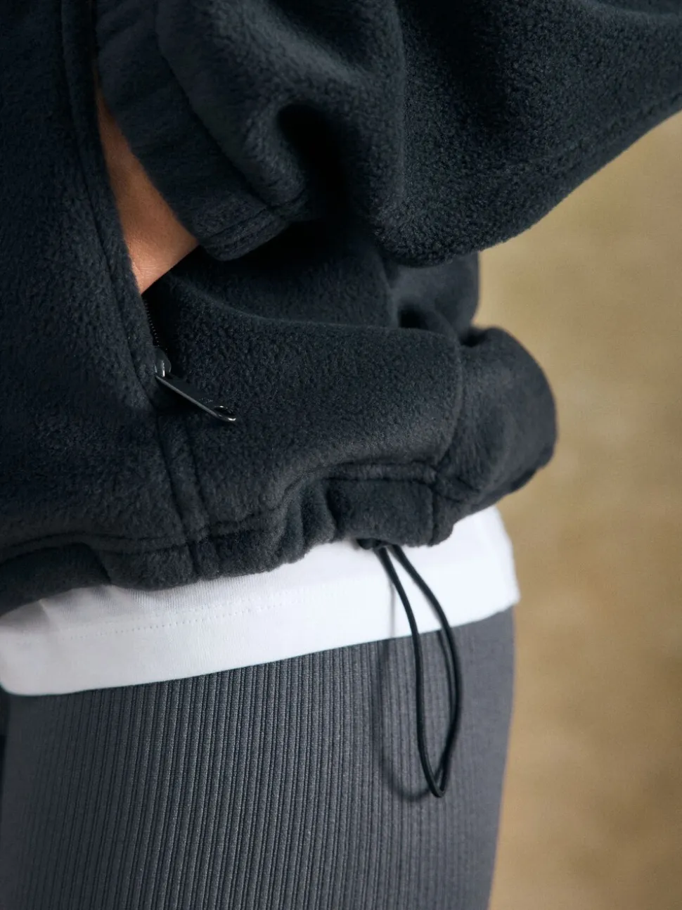 Zwart - Columbia Benton Springs pullover-fleece met halve drukknoop voor dames