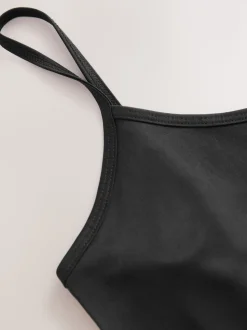 Zwart - Comfortabele slip van microvezel