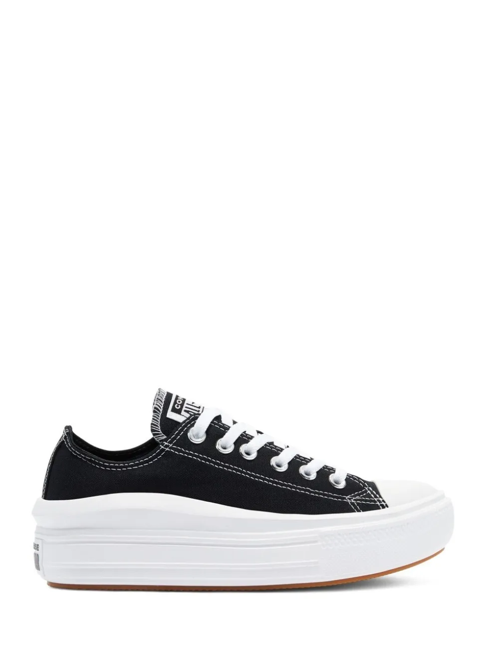 Zwart - Converse All Star Move Chuck Ox sneakers met plateauzool