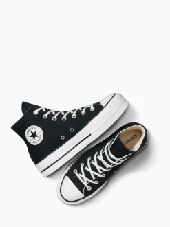 Zwart - Converse Lift - Bleke hoge sneakers met plateauzool
