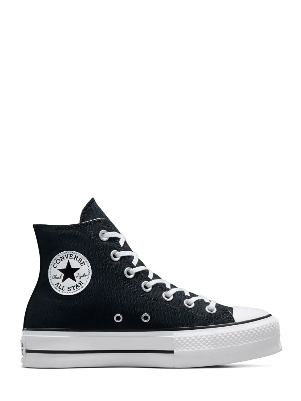 Zwart - Converse Lift - Bleke hoge sneakers met plateauzool