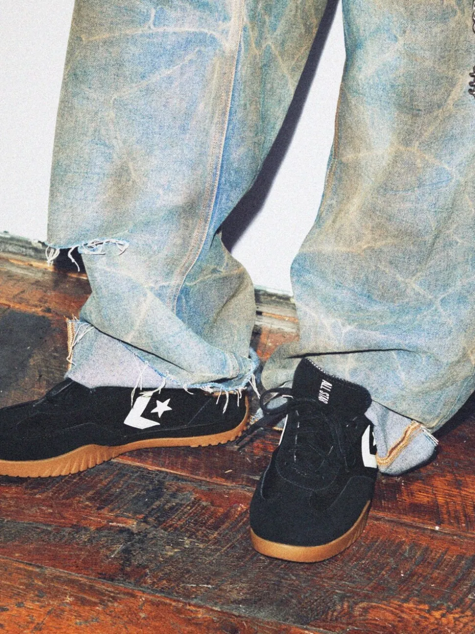 Zwart - Converse Run Star Low sneakers