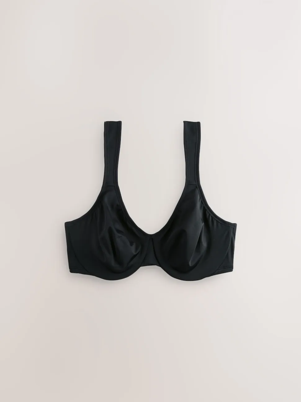 Zwart - DD+ Supersoft Comfort Padded Strap Minimising Full Cup Bra