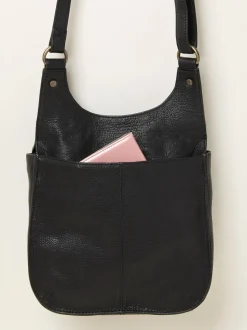 Zwart - FatFace Oiled Crossbodytas