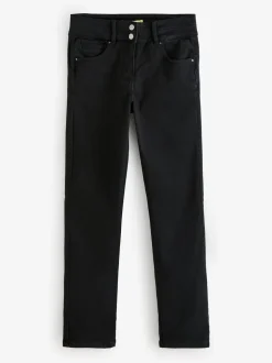 Zwart - Figuurvormende slim jeans