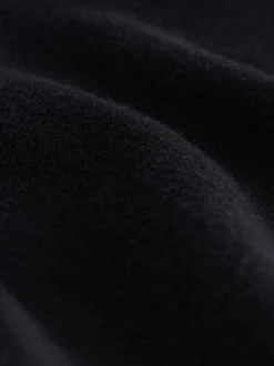 Zwart - Fine Knit Cape Poncho