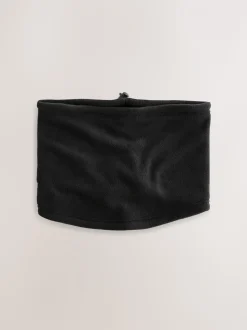 Zwart - Fleece colsjaal