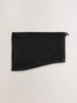 Zwart - Fleece colsjaal