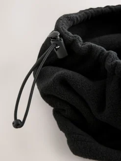 Zwart - Fleece colsjaal