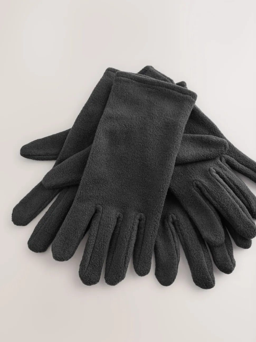 Zwart - Fleece Gloves 2 Pack