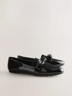 Zwart - Forever Comfort® Bow Round Toe Loafers