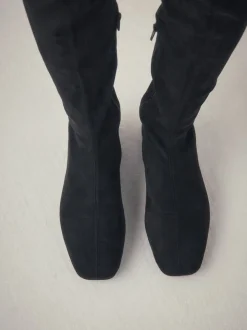 Zwart - Forever Comfort® Flat Sock Over The Knee Boots