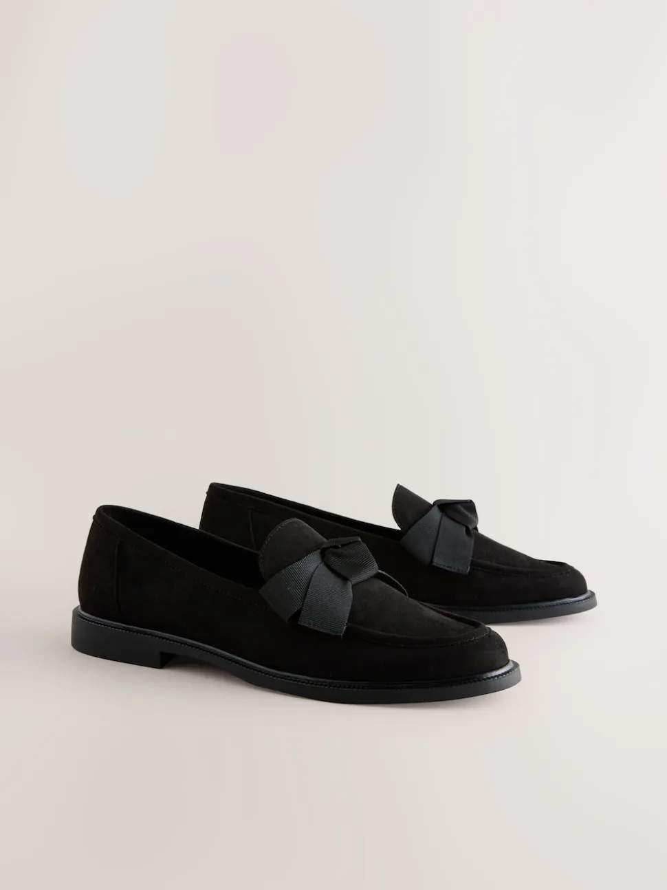 Zwart - Forever Comfort® Instappers met Strik
