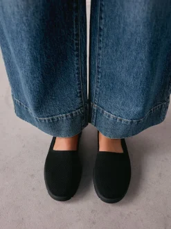 Zwart - Forever Comfort® Knitted Slip On Shoes