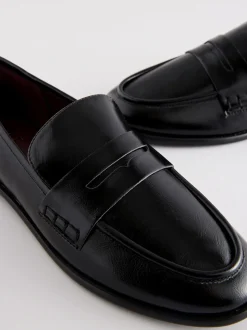 Zwart - Forever Comfort® Penny loafers met ronde neus
