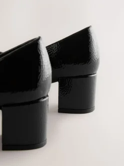 Zwart - Forever Comfort® Round Toe Mary Jane Block Heels