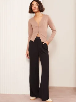 Zwart - Friends Like These Elasticated Waist Trousers