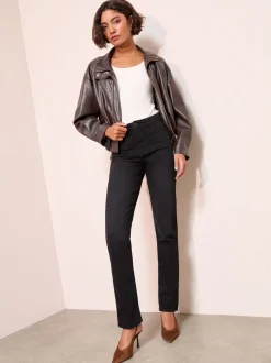 Zwart - Friends Like These jeans met rechte pijpen