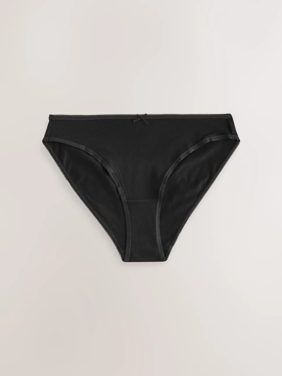 Zwart - Full Briefs Cotton Knickers 10 Pack