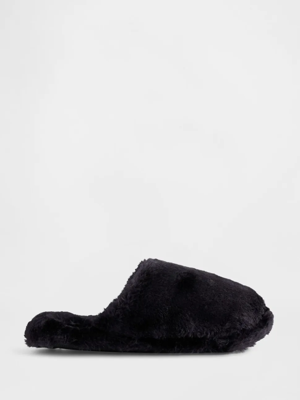 Zwart - Gap Faux Fur Slippers
