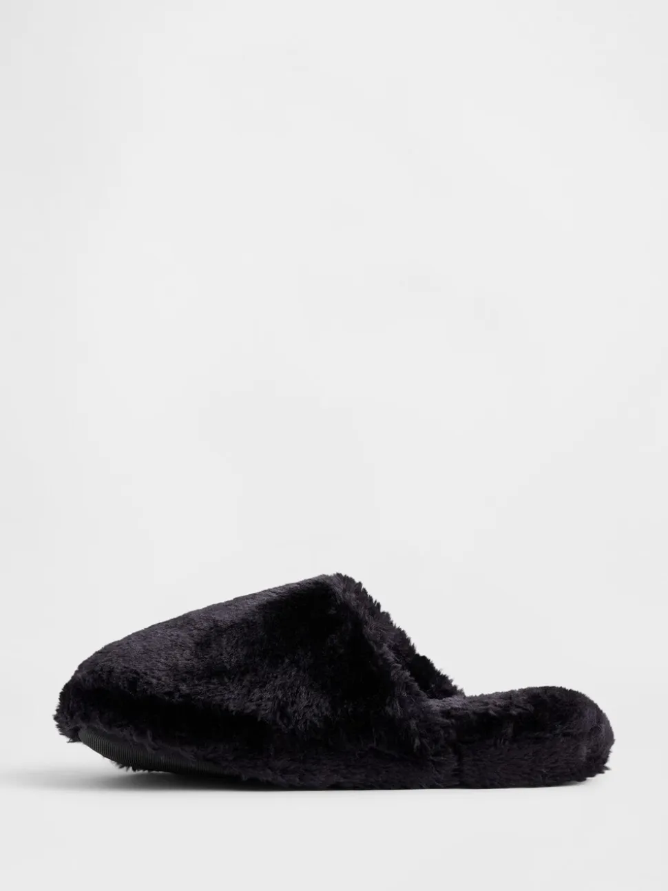 Zwart - Gap Faux Fur Slippers