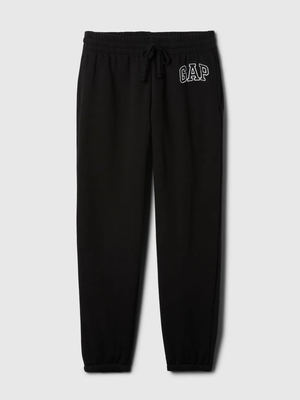 Zwart - Gap joggingbroek met logo en rechte pijpen