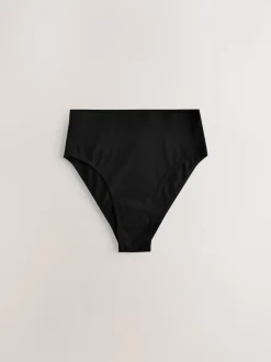 Zwart - Geen zichtbare onderbroeklijn comfortabele slips verpakking van 3