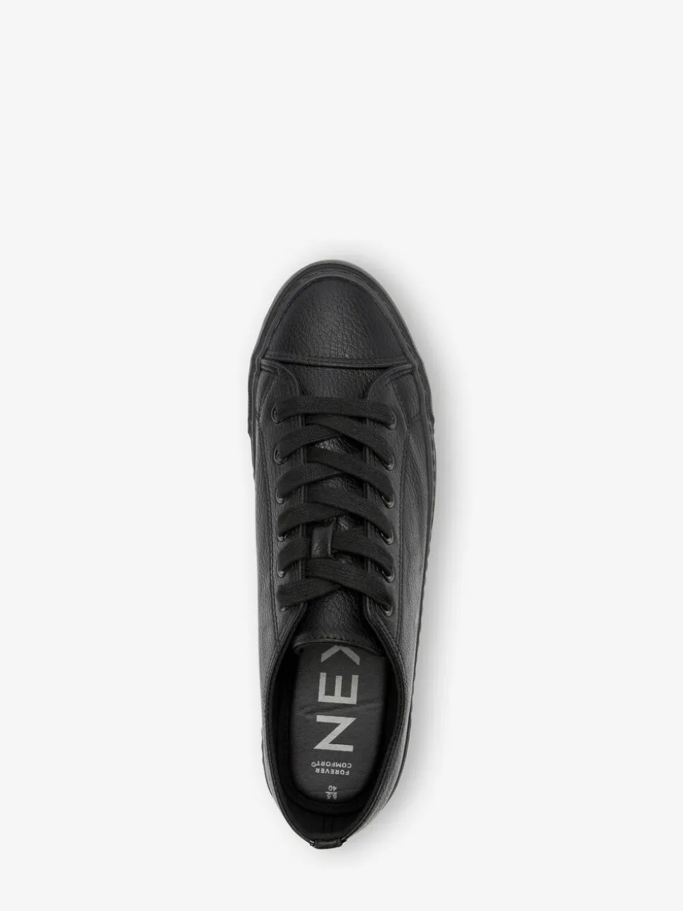 Zwart - Gelakte honkbalsneakers