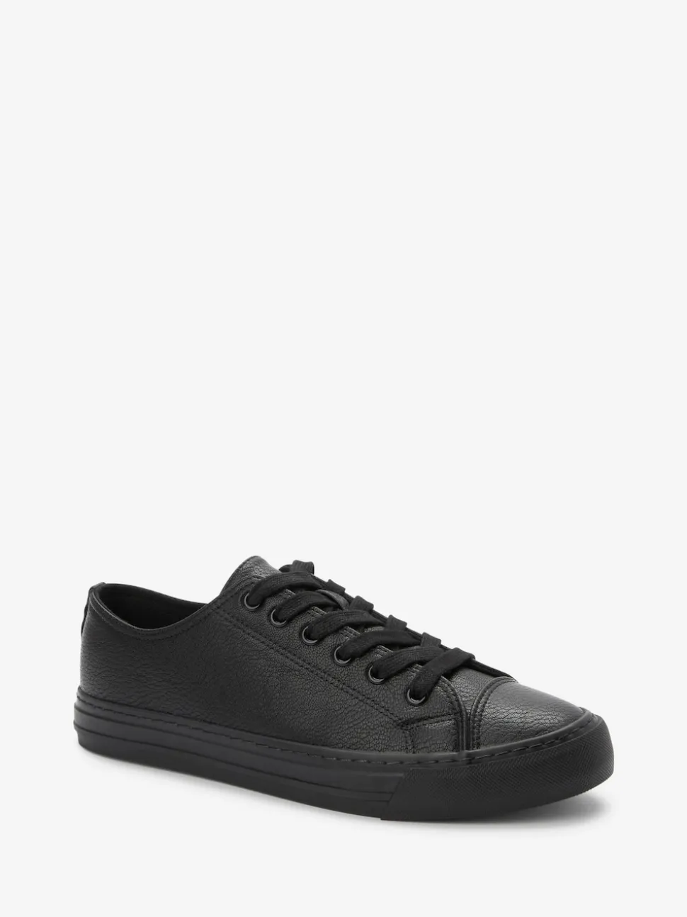 Zwart - Gelakte honkbalsneakers