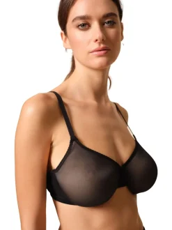 Zwart - Gossard glanzende voorgevormde Glossies beha