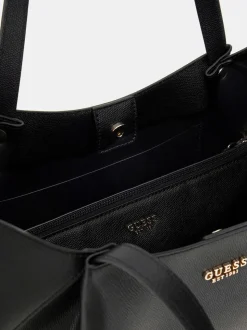 Zwart - Guess Amorette Slouch 2 in 1 Shopper Tote Bag