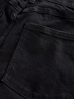 Zwart - High Rise FlexiFit Stretch Pull On Wide Leg Jeans