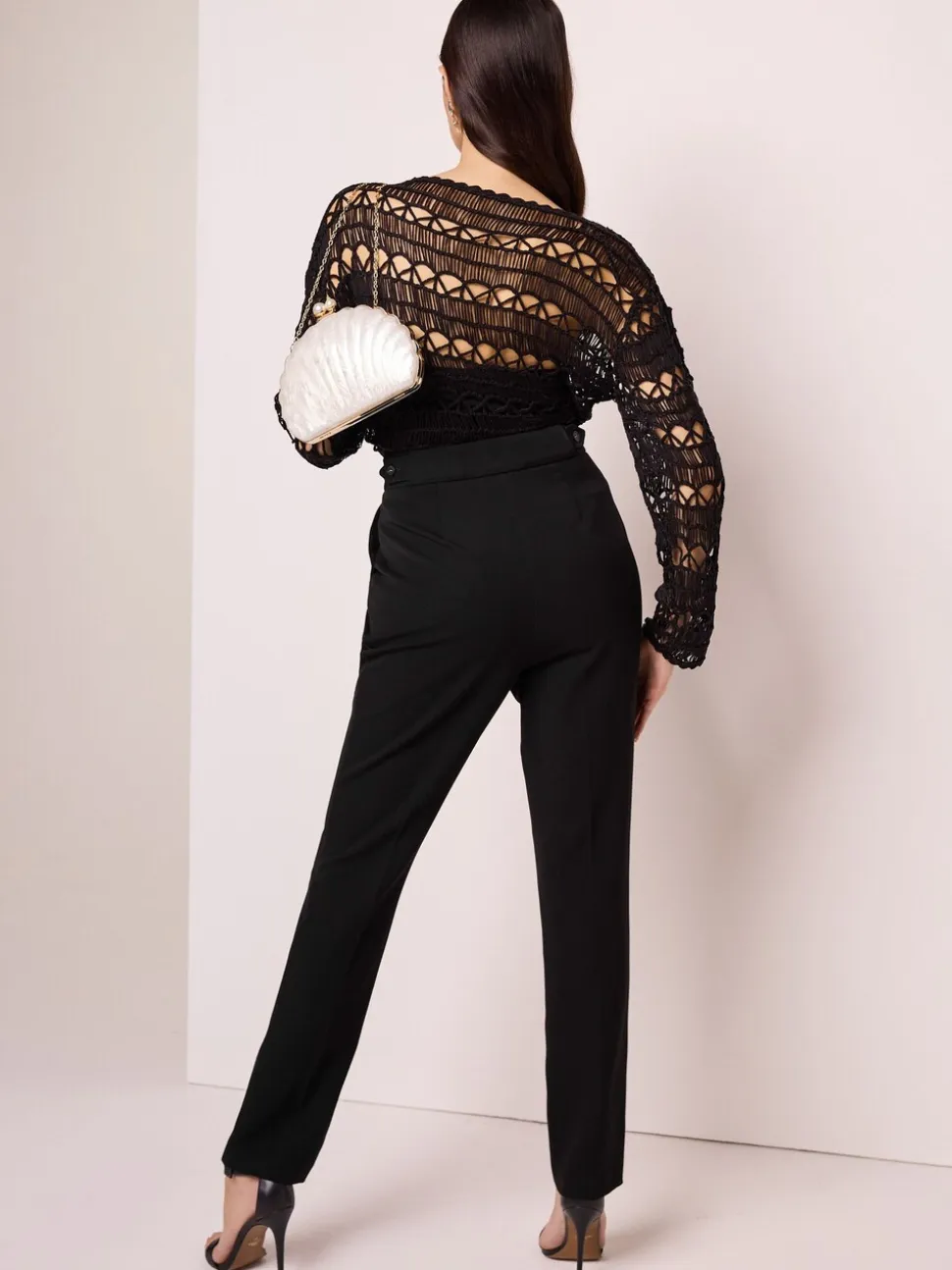 Zwart - Hourglass broek op maat