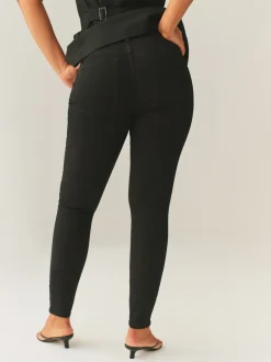 Zwart - Hourglass Mid Rise Skinny Jeans