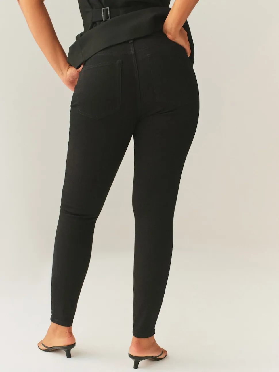 Zwart - Hourglass Mid Rise Skinny Jeans