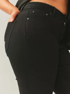 Zwart - Hourglass Mid Rise Skinny Jeans