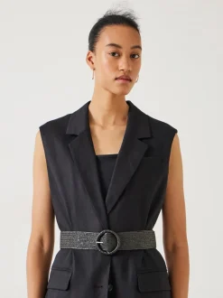 Zwart - Hush Wrenley Woven Belt