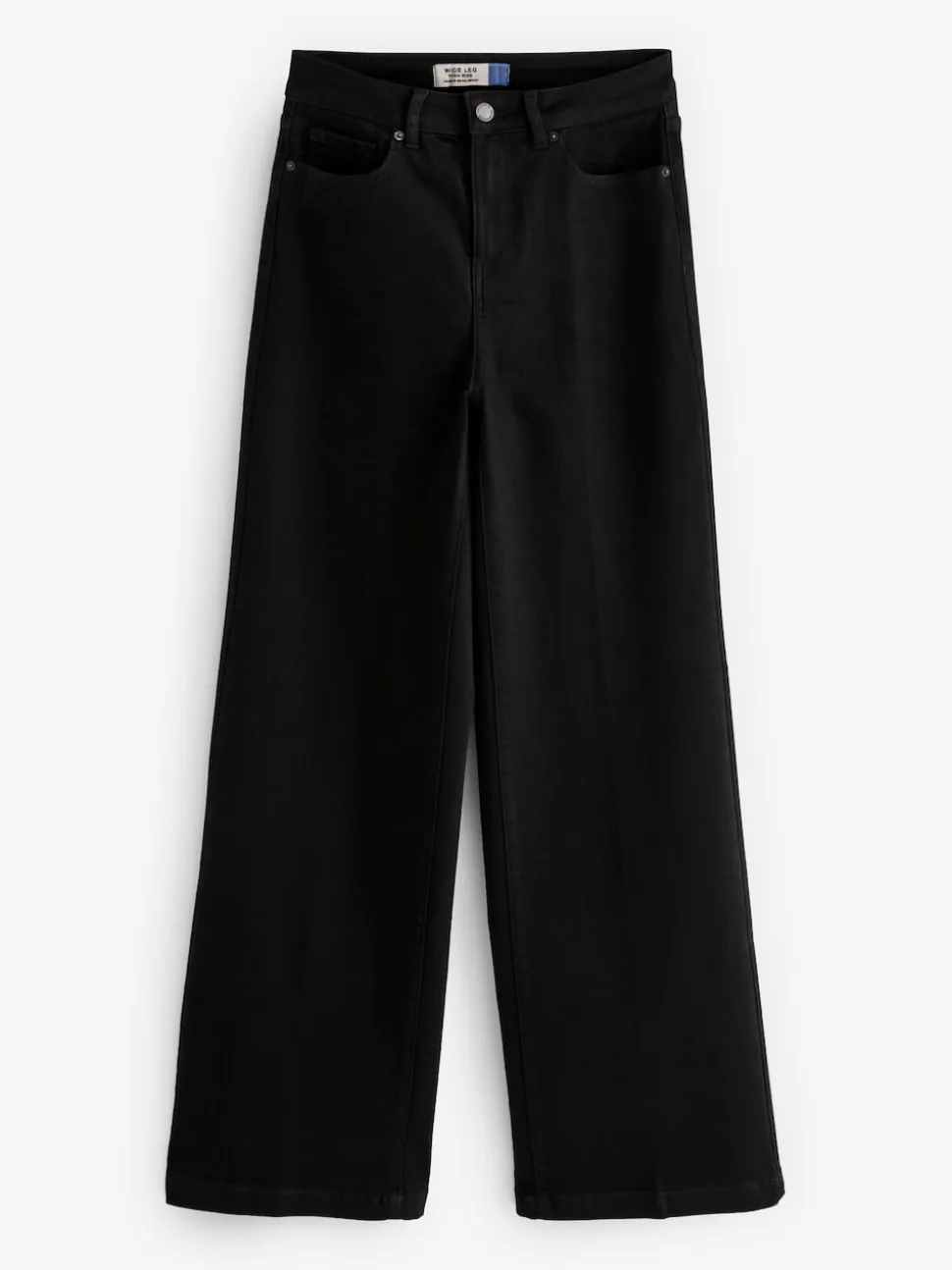 Zwart - Jeans met wijde pijpen