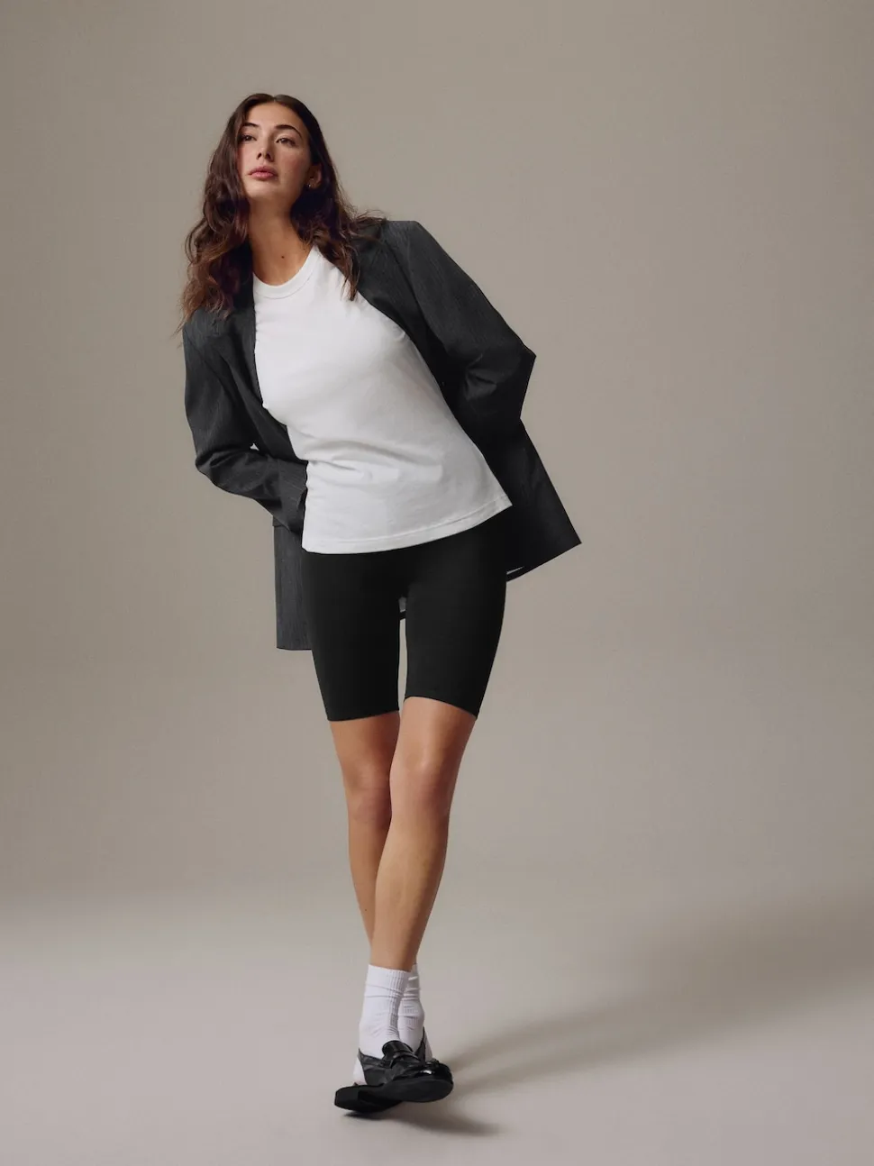Zwart - Jersey fietsshort