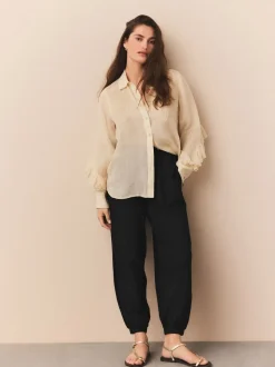 Zwart - Jersey Harem Joggers