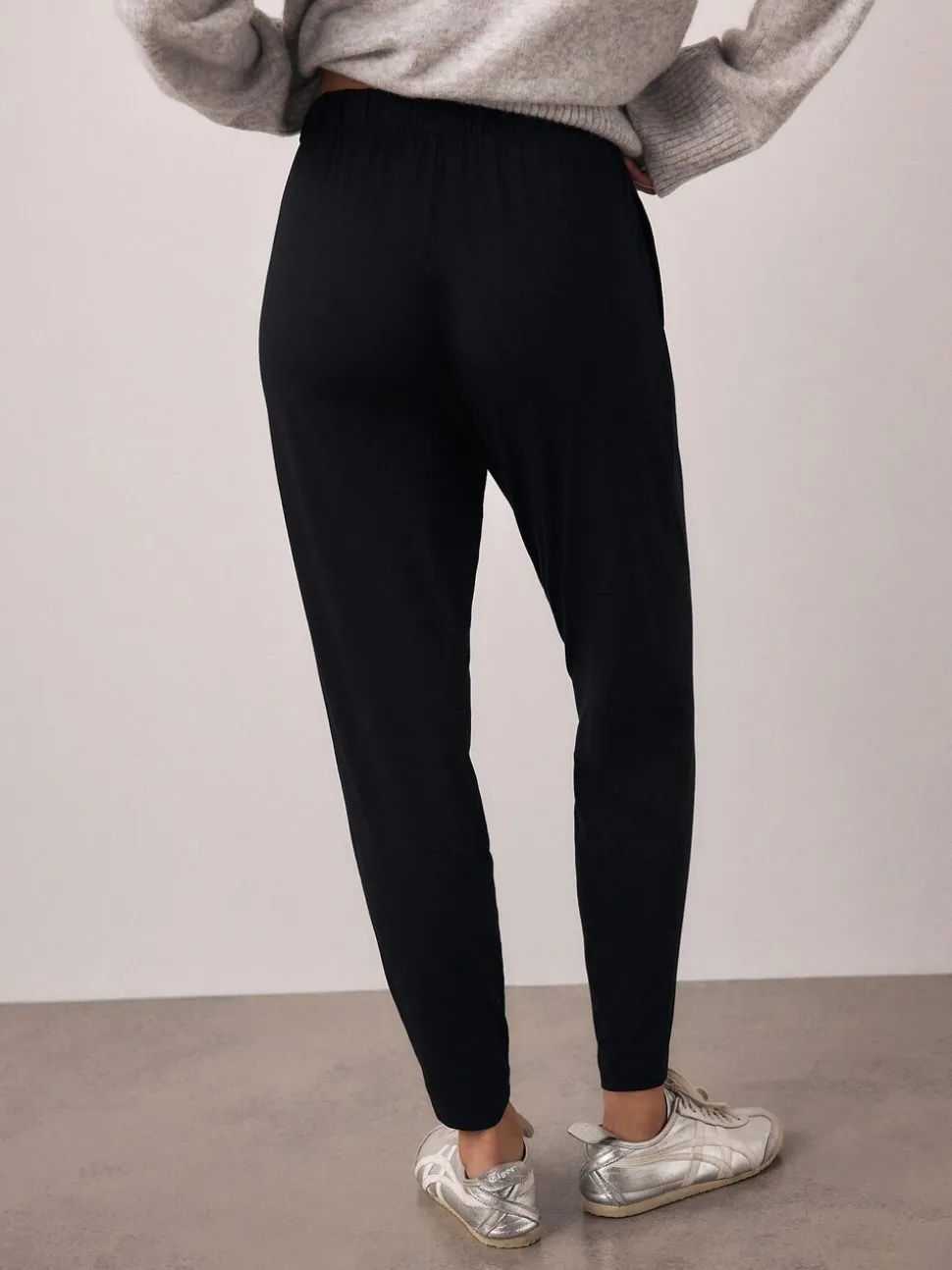 Zwart - Jersey joggingbroek