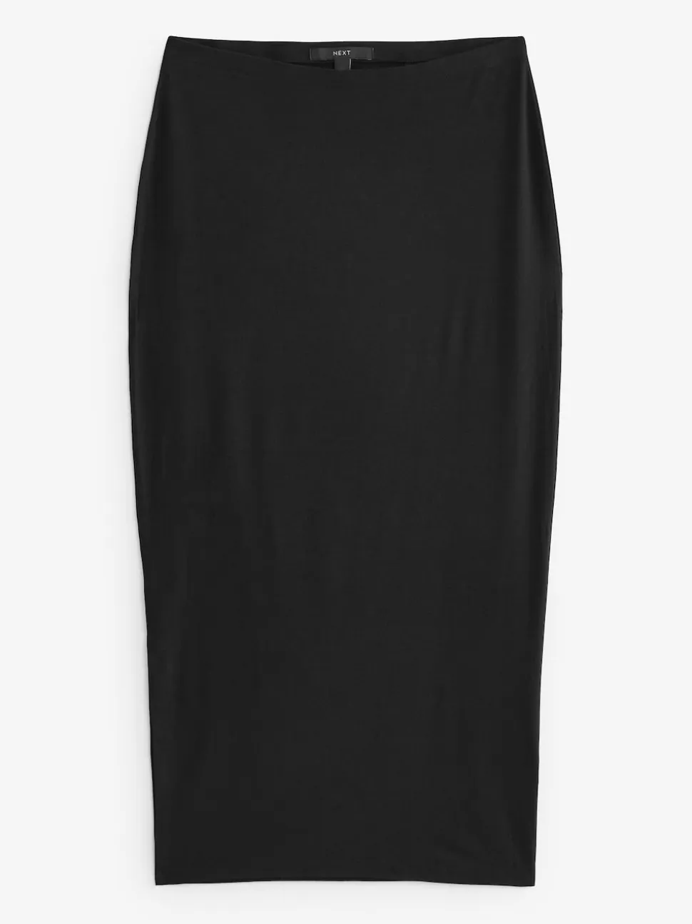 Zwart - Jersey midirok