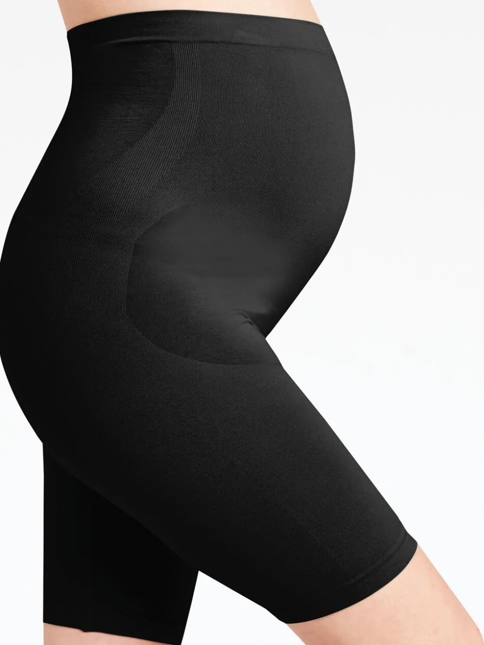 Zwart - JoJo Maman Bébé - Zwangerschapsshorts met dubbele ondersteuning