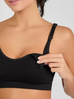 Zwart - JoJo Maman Bébé Emma-Jane Padded Seamless Maternity & Nursing Bra